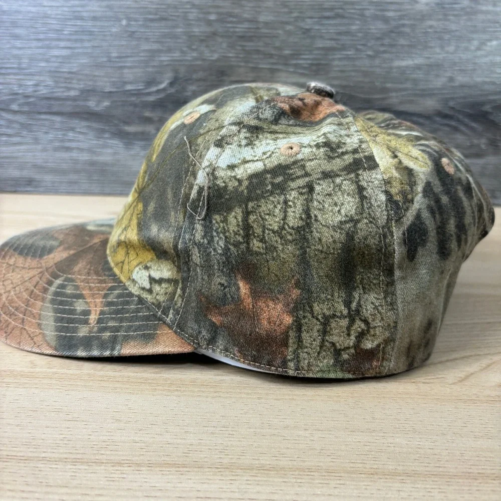 PI Hat Cap Snap Brown‎ Green Camo Outdoors Adjustable